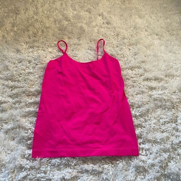 Pink stretchy tank top - Picture 1 of 2